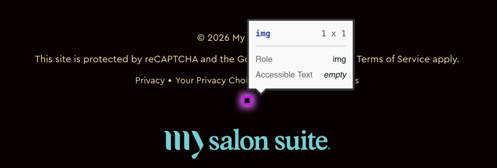 A screenshot of image's error.
